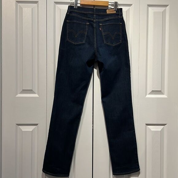Levi’s 512 Perfectly Slimming Straight Leg High Rise Jeans Size 8 - Picture 5 of 9